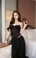 Áo Cup Lưới Ren Viền Bèo