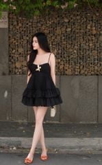 Đầm 2S Voan Xòe Kèm Charm