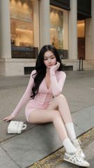 Set Áo TD Cổ V Quần Short