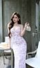 Đầm 2S Viền Ren Cổ V