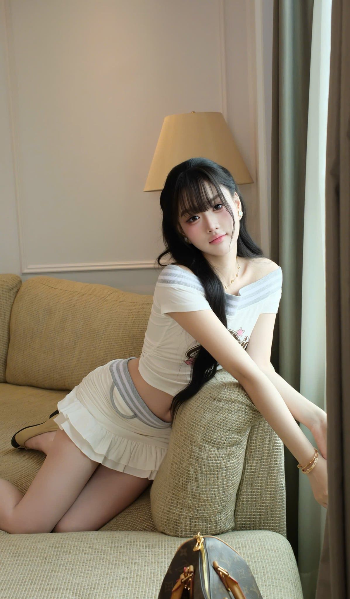 Set Bẹt Vai Cv Nhún bèo