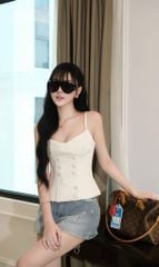 Chân Váy Jean Rách Ngắn
