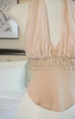Áo Yếm Voan Corset Viền Đá
