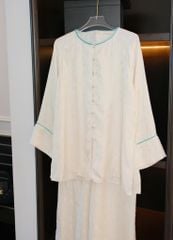 Set Lụa Bà Ba Viền Cổ
