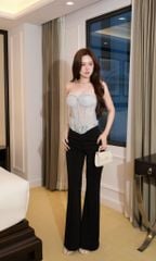 Áo Cup Lưới Ren Viền Bèo