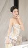 Đầm Lưới Ren Xòe Đính Hoa