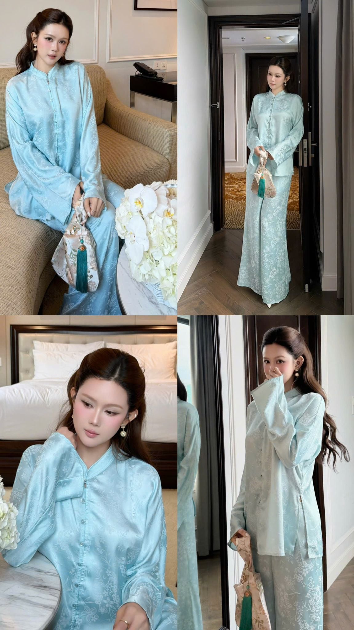 Set Bà Ba Cao Cổ
