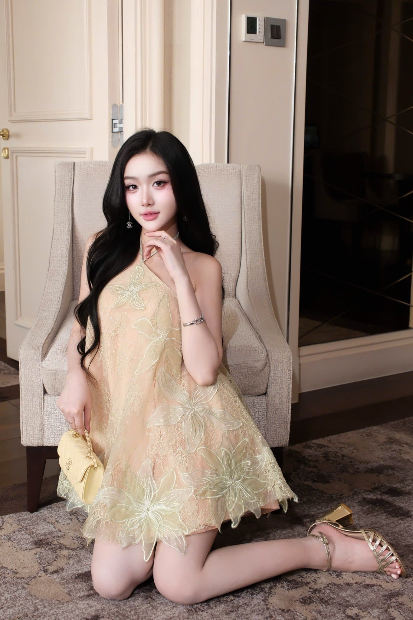 Đầm Yếm Ren Babydoll