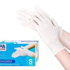 Găng Tay Latex Có Bột PA Gloves 100 Cái/Hộp