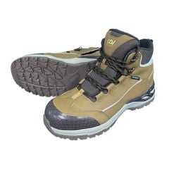 Giày Bảo Hộ COV 609 Hàn Quốc Màu Nâu Cho Nam Cổ Lửng Kiểu Dáng Thể Thao Trẻ Trung Năng Động