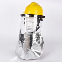 Mặt Nạ Chịu Nhiệt Tráng Nhôm Bảo Vệ Cổ Kích Thước 23x43cm