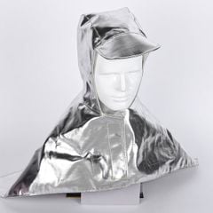 Mũ Trùm Đầu Choàng Vai Tráng Nhôm Chịu Nhiệt Độ Cao Chống Cháy