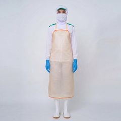 Tạp Dề Nhựa PVC Dày 0.15mm Viền Vải Chống Thấm Nước, Chống Bẩn