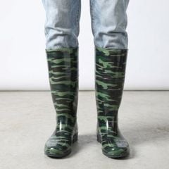 Ủng Rằn Ri Nhựa PVC TGP-016 Chống Nước Chống Trơn Trượt Bền Bỉ