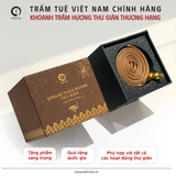  Khoanh Trầm Hương Thư Giãn Thượng Hạng - Nhang Trầm Hương Sạch 