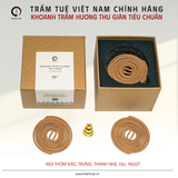  Khoanh Trầm Hương Thư Giãn Tiêu Chuẩn 24 Khoanh - Nhang Trầm Hương Sạch 