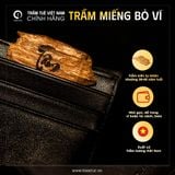  Trầm Miếng Bỏ Ví Bình An - Trầm Kiến Tự Nhiên 
