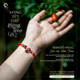  Vòng tay trầm hương “Hồng Treo Gió” 