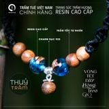  Vòng tay trầm hương “Hồng Treo Gió” 