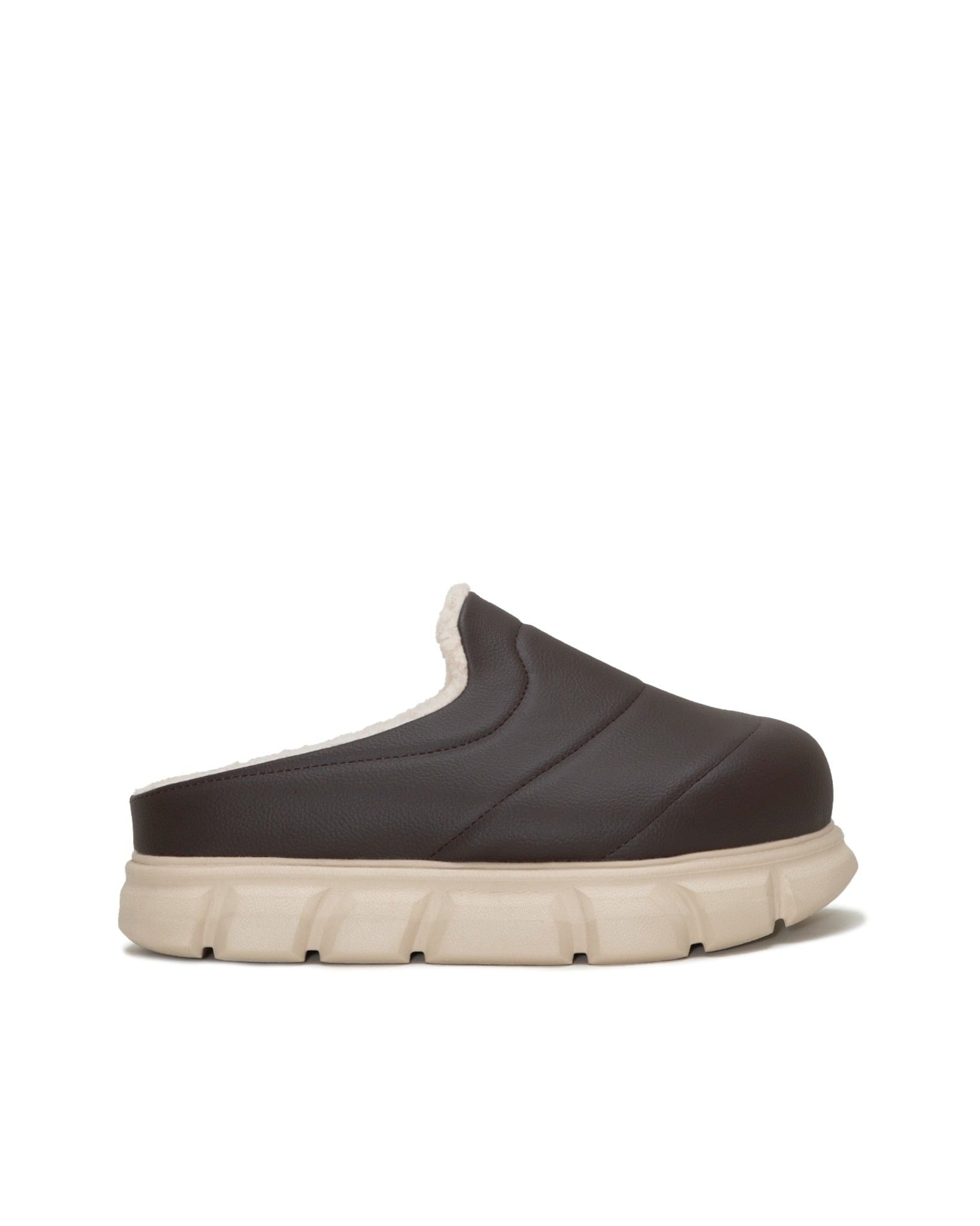THE LADY WOLF ESSENTIAL LARVA SLIDE SANDAL V2 - BROWN