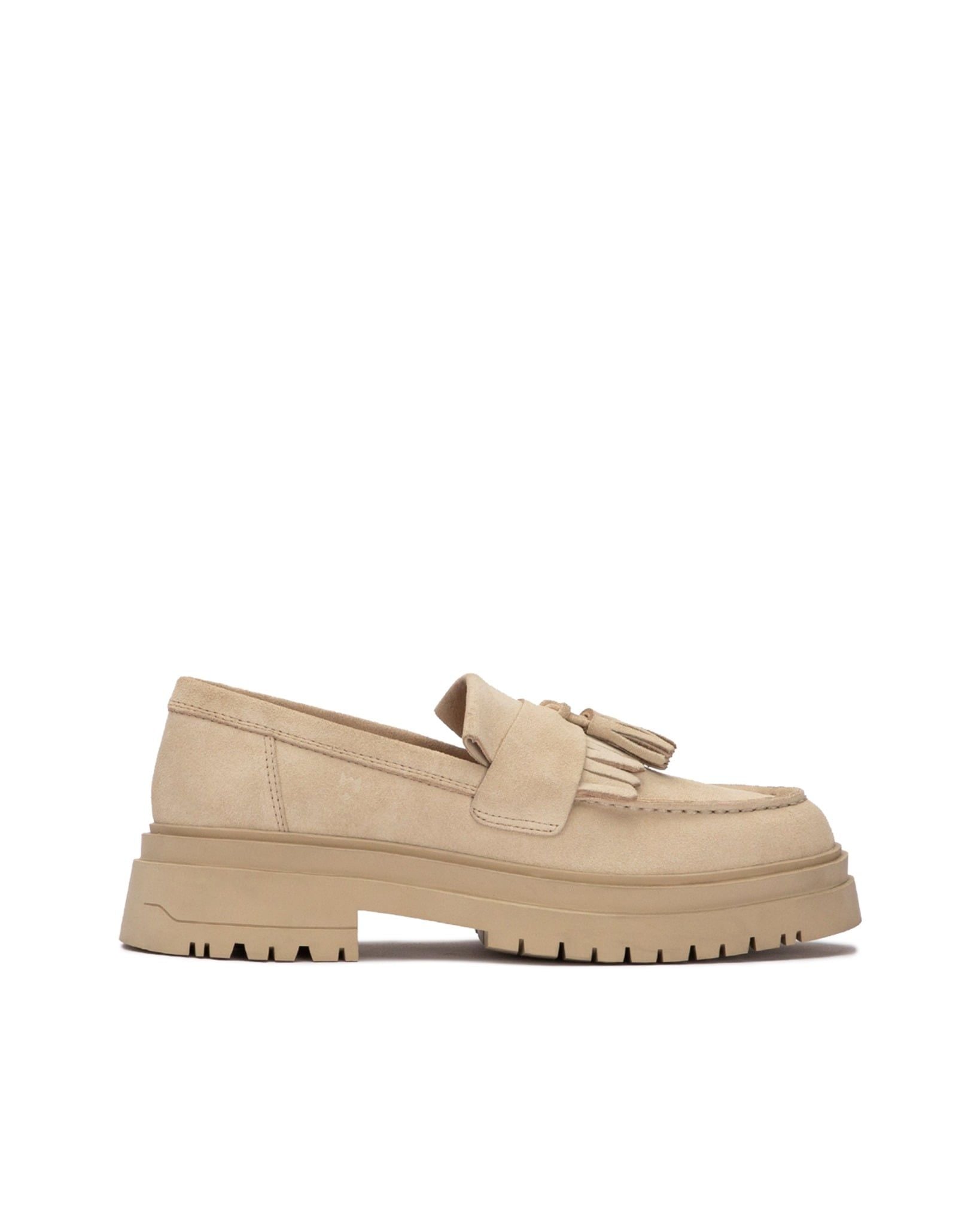 THEWOLF CHUNKY TASSEL LOAFER - TAN