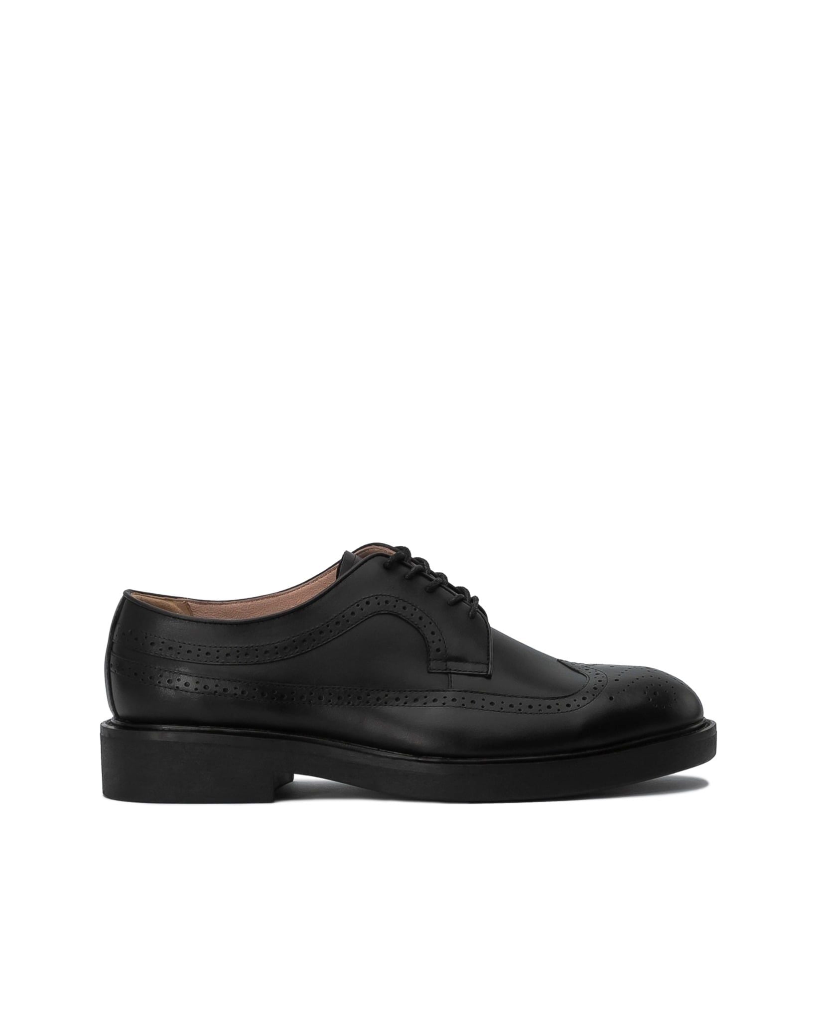 THE SEAN WOLF BROGUE DERBY - BLACK
