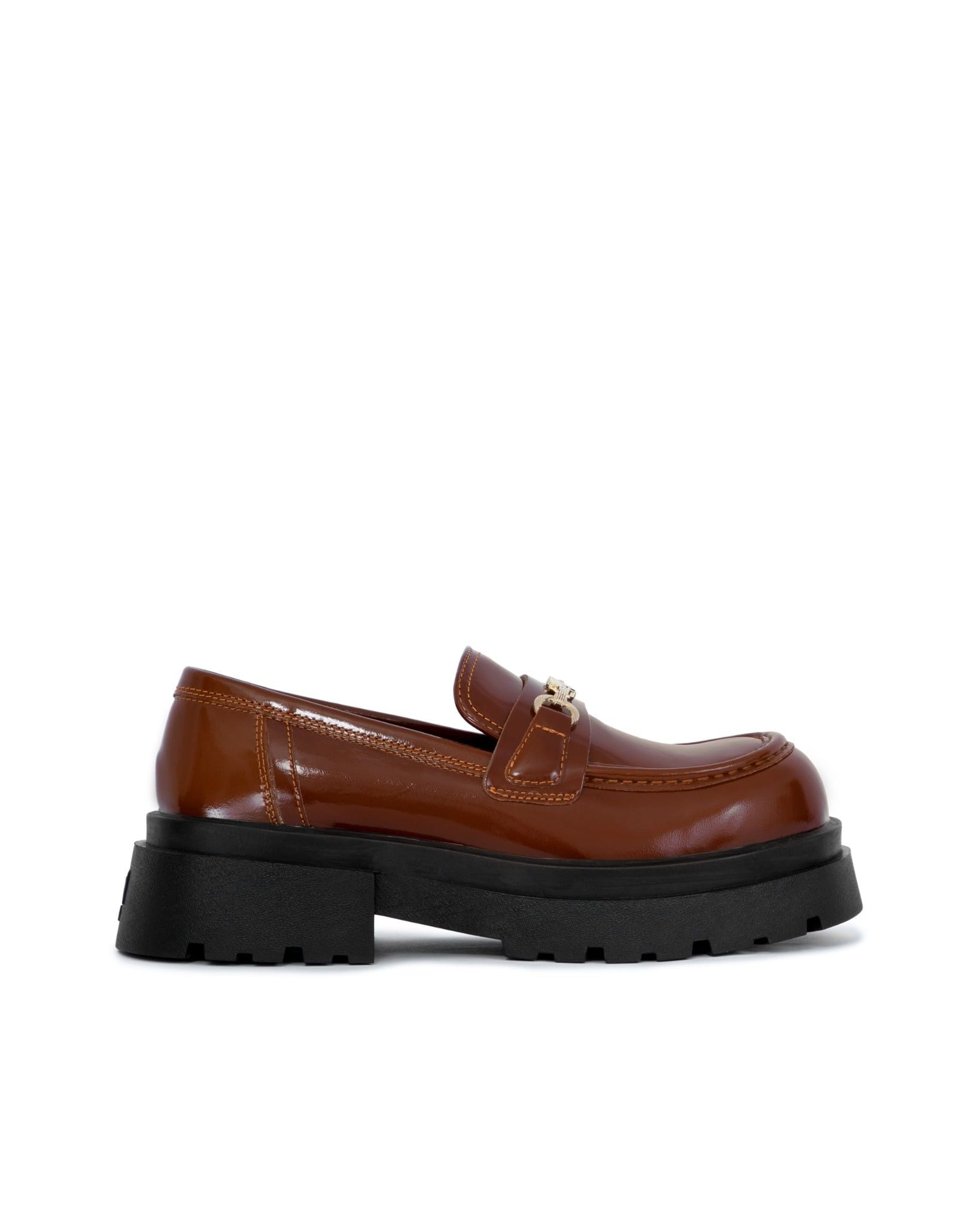 THE CHUNKY WOLF HORSEBIT LOAFER SS24 - CARAMEL BROWN