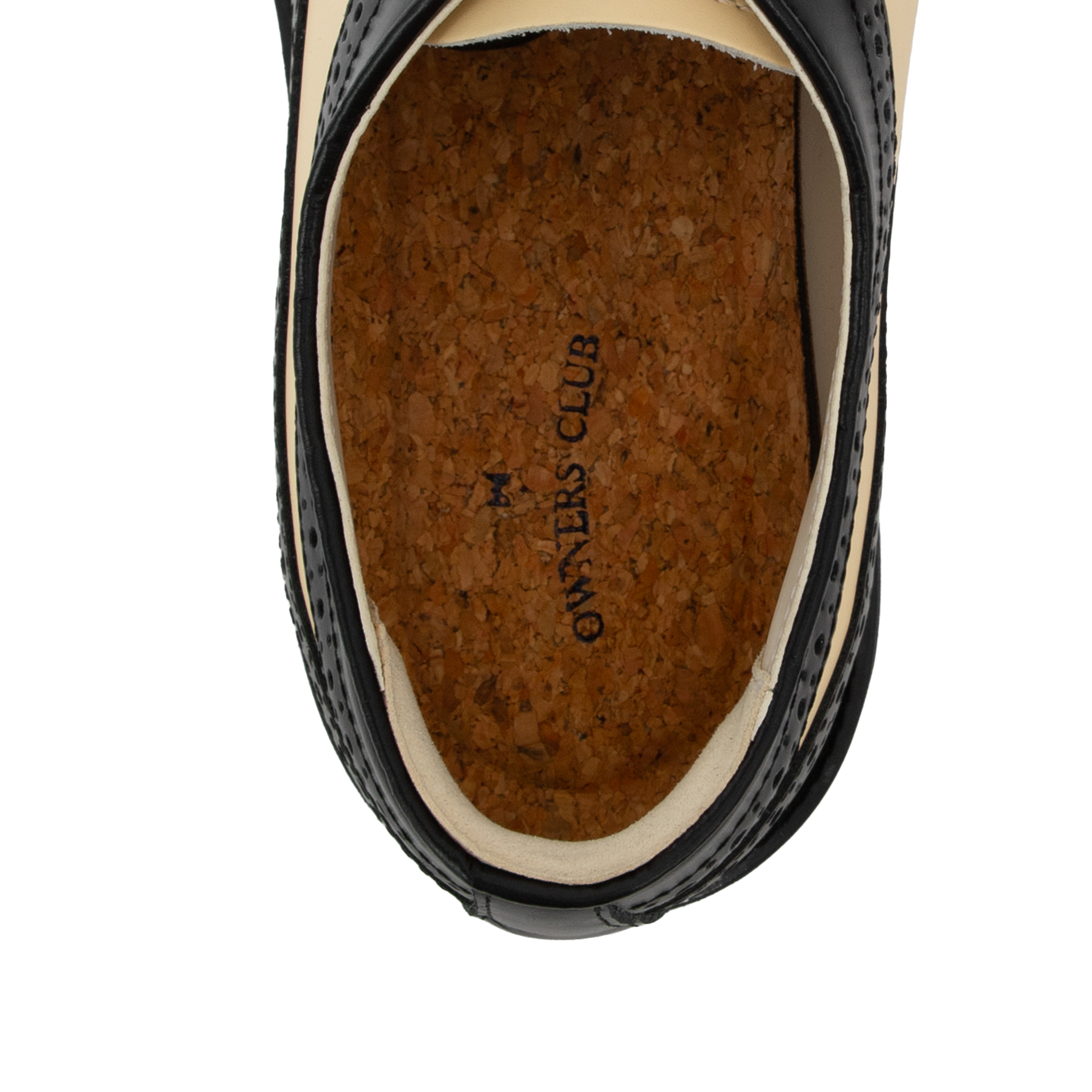 THE SEAN WOLF BROGUE DERBY - BLACK OFF WHITE – THEWOLF