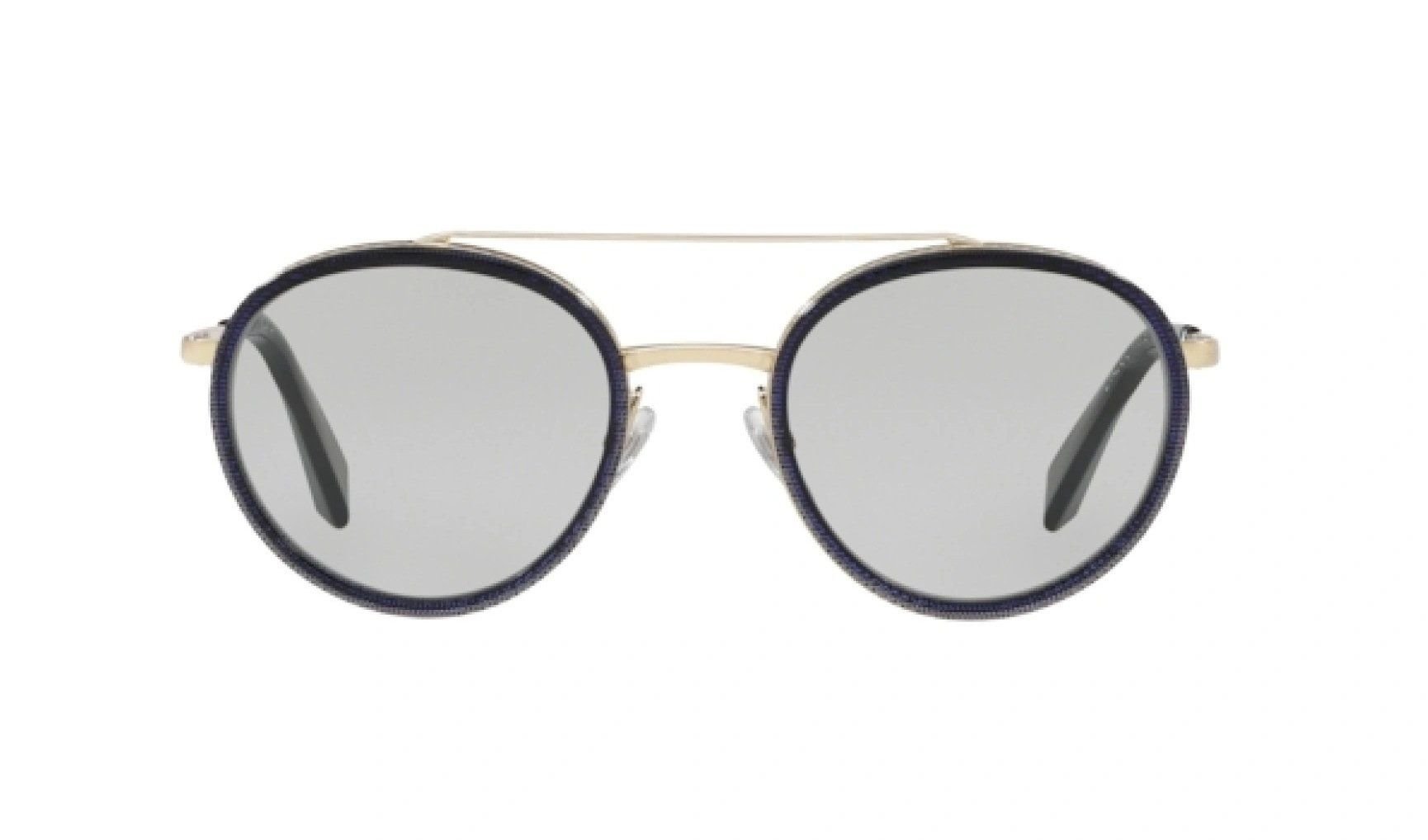  Alain Mikli Dalou A02027 005 blue pointille light gold sunglasses 