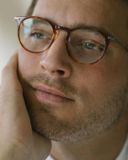  Barton Perreira Capote Havana Pewter titanium eyeglasses 