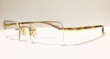  Barton Perreira Hillix titanium Gold frame eyeglasses 