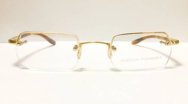  Barton Perreira Hillix titanium Gold frame eyeglasses 