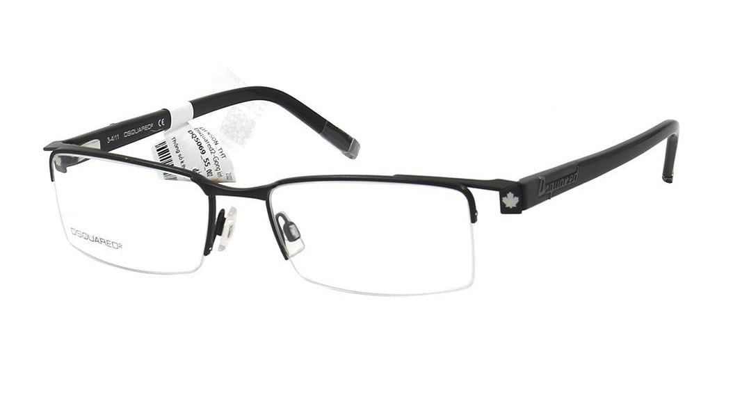  DSQUARED2 DQ5069 halfrim eyeglasses 