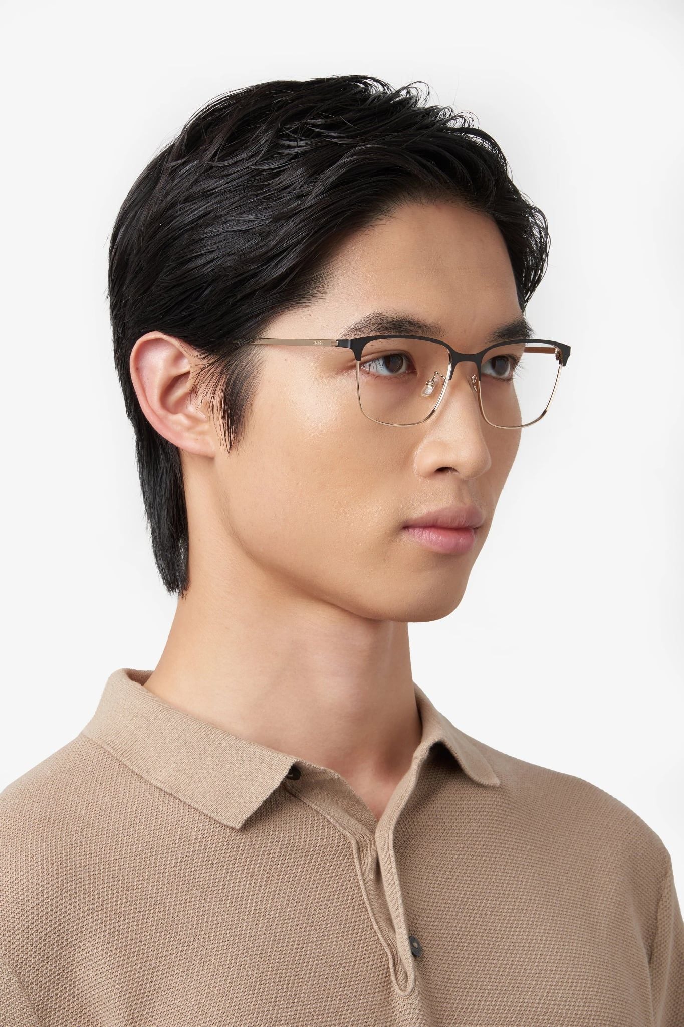  Hugo Boss 1676/F I46 titanium temples eyeglasses 
