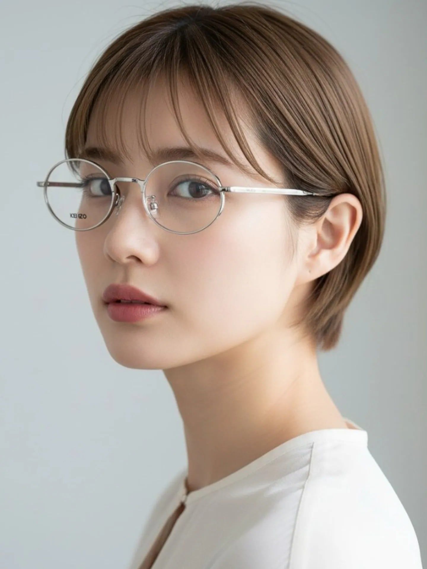  Kenzo KZ50231U silver eyeglasses 