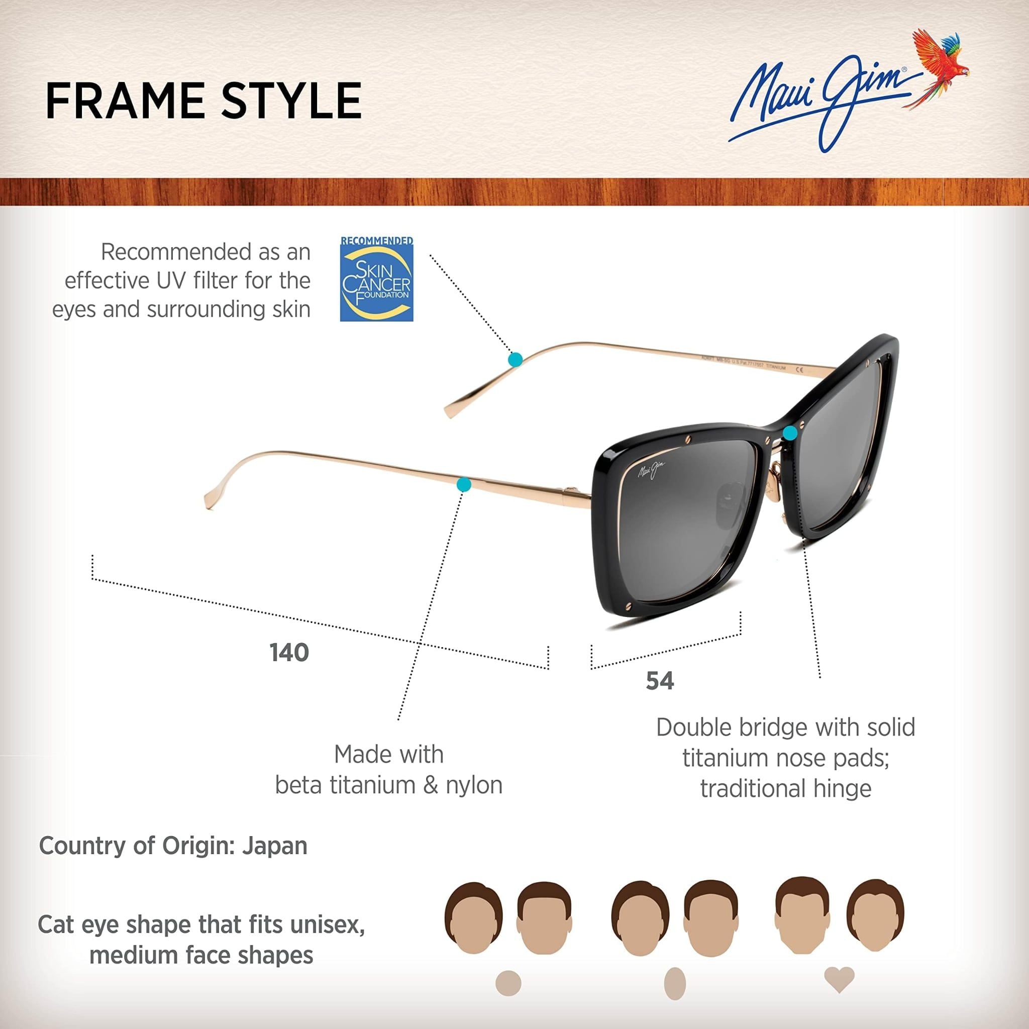  Maui Jim Adrift 808 02 eyeglasses 