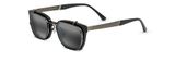  Maui Jim Caspian 754-02 with clip on sunglasses 