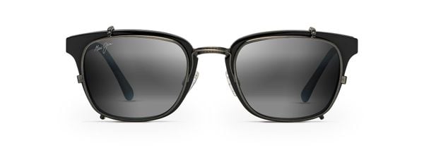  Maui Jim Caspian 754-02 with clip on sunglasses 
