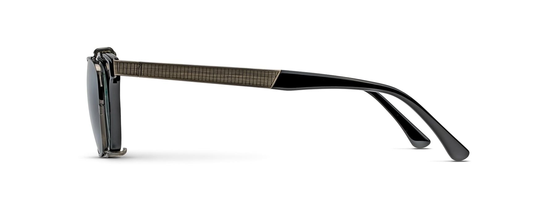  Maui Jim Caspian 754-02 with clip on sunglasses 