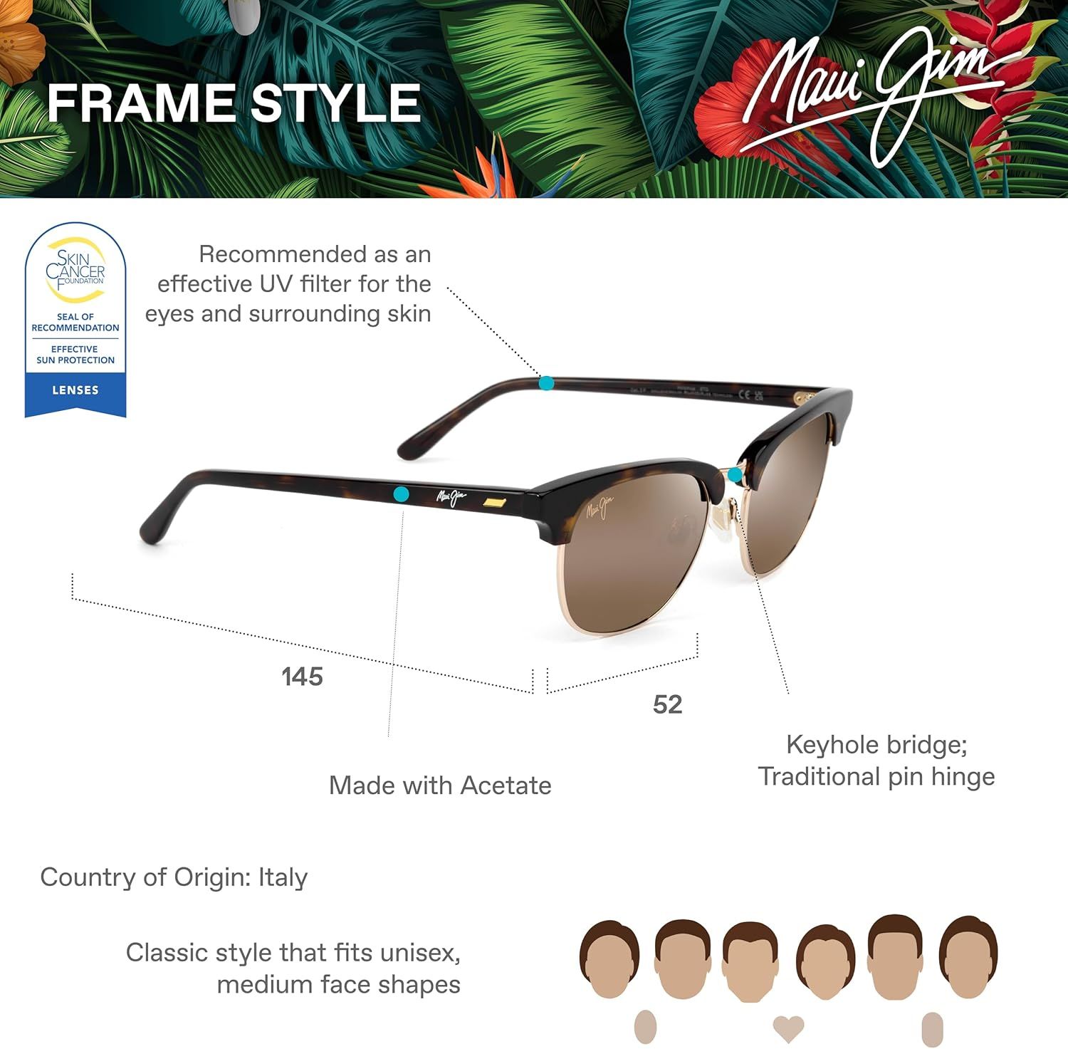  Maui Jim Holomua H695-10 sunglasses 