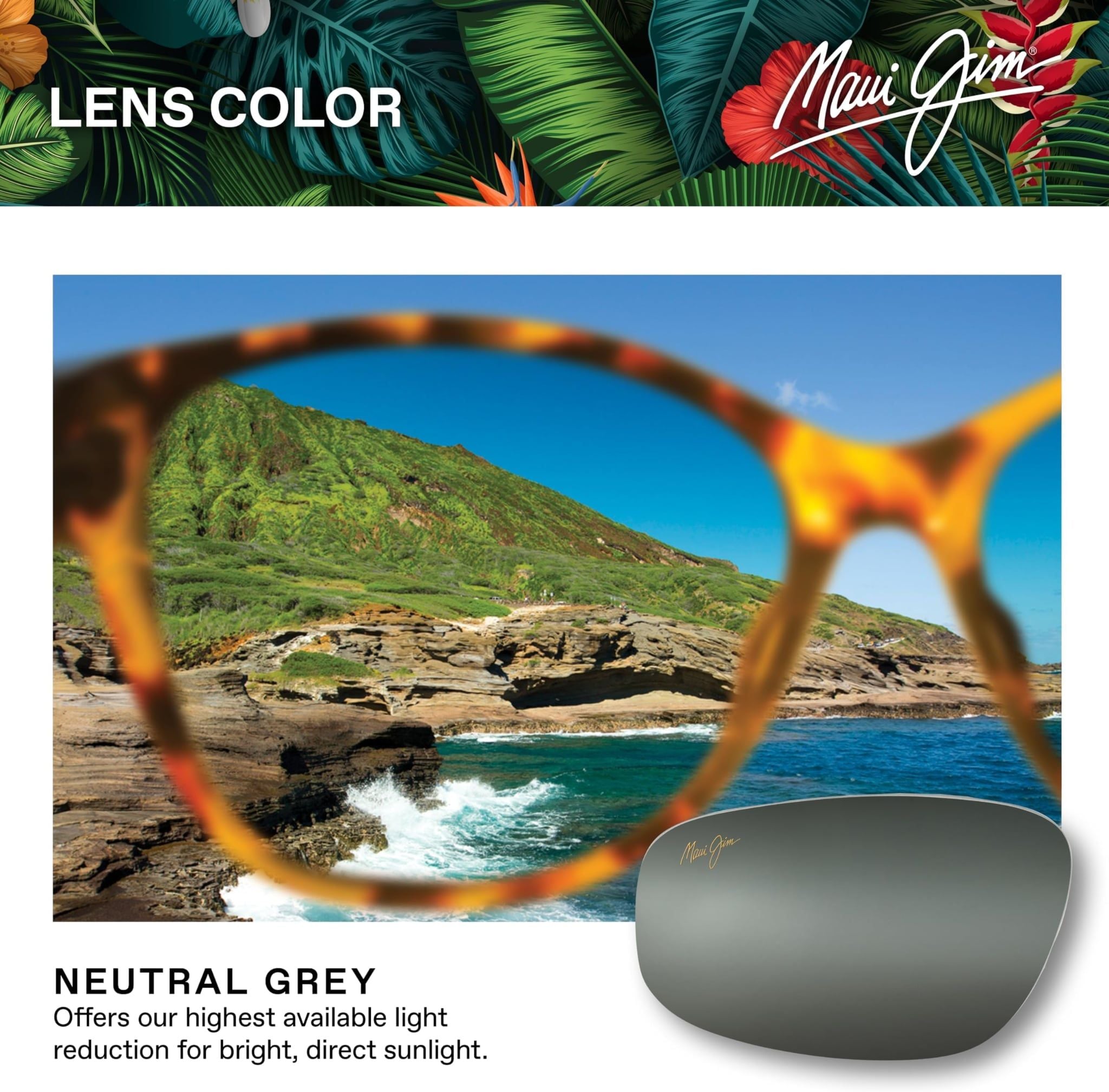  Maui Jim Mikioi Neutral Grey sunglasses 
