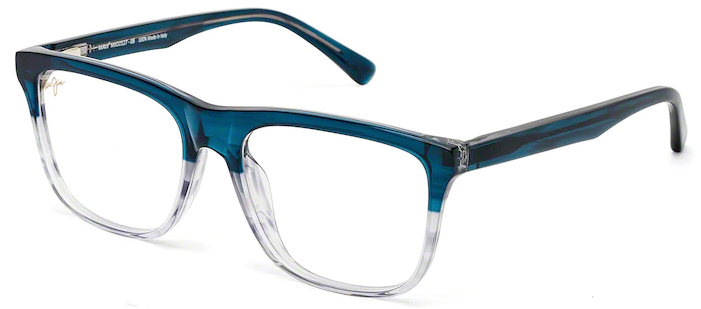  Maui Jim MJO 2127 with blue hawaii clip on 