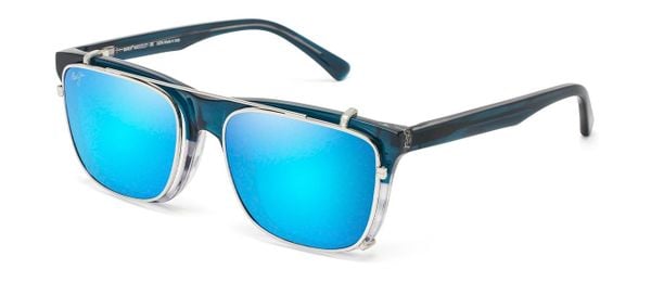  Maui Jim MJO 2127 with blue hawaii clip on 