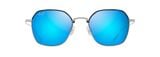 Maui Jim Moon Doggy Silve Blue Hawaii sunglasses 