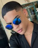  Maui Jim Moon Doggy Silve Blue Hawaii sunglasses 