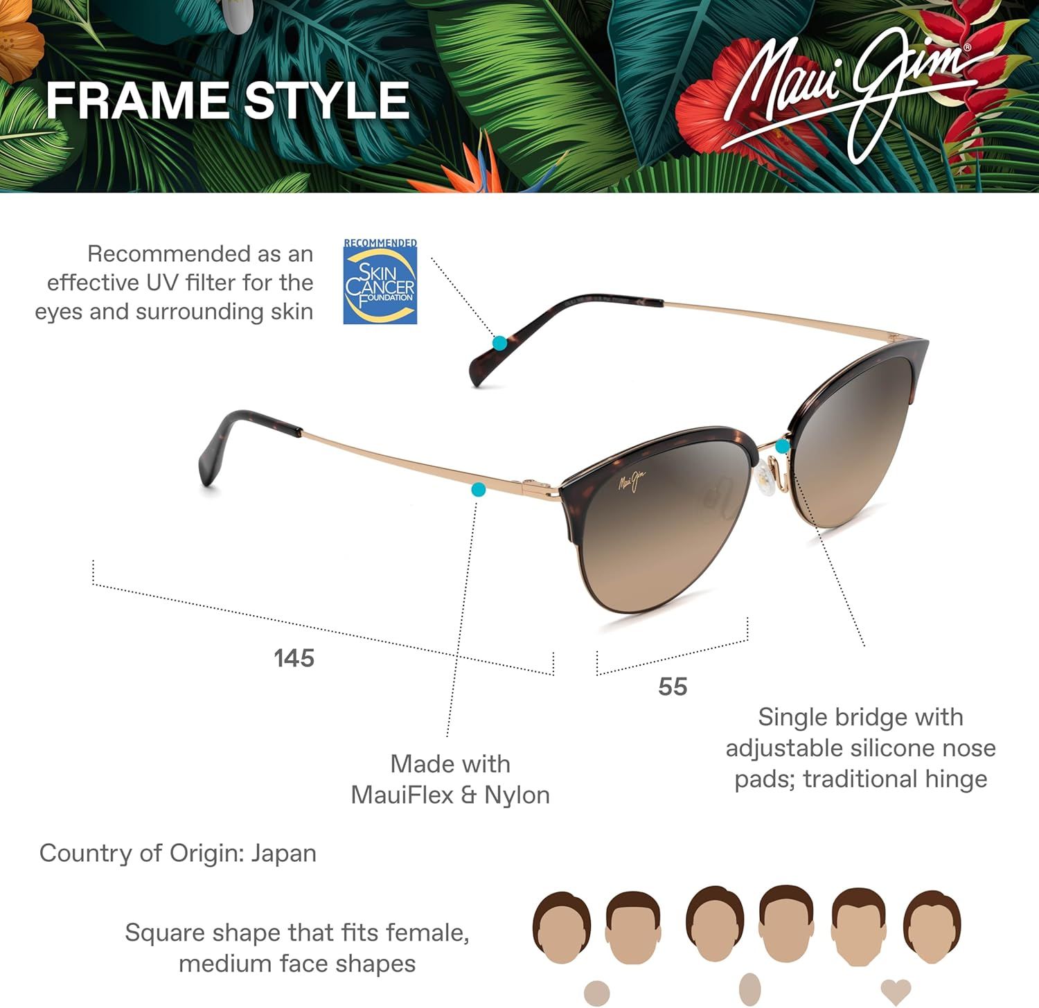  Maui Jim Olili 330-10 sunglasses 
