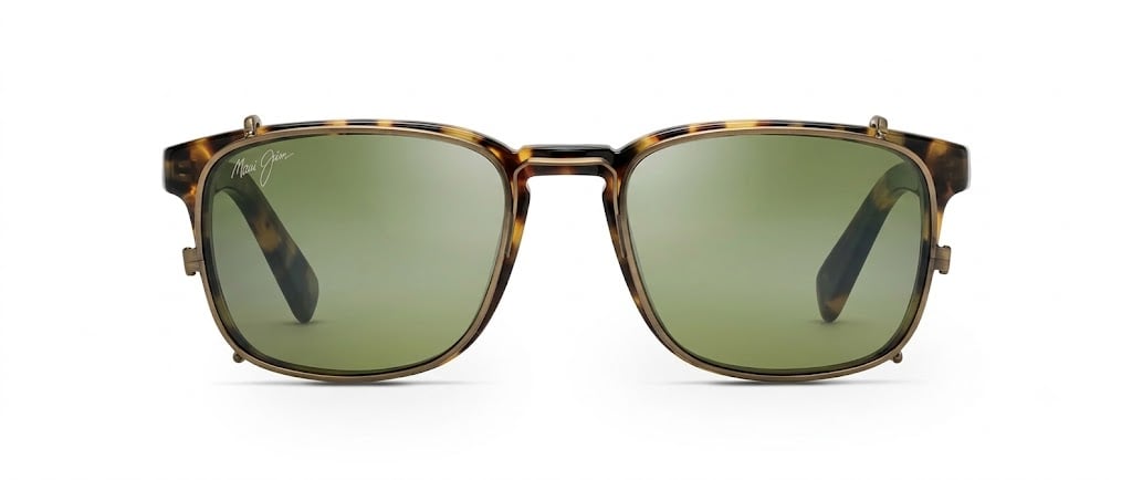  Maui Jim Pacific HT753-10L frame with MauiHT clip on 