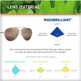  Maui Jim Shallows HCL bronze sunglasses 