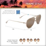  Maui Jim Shallows HCL bronze sunglasses 