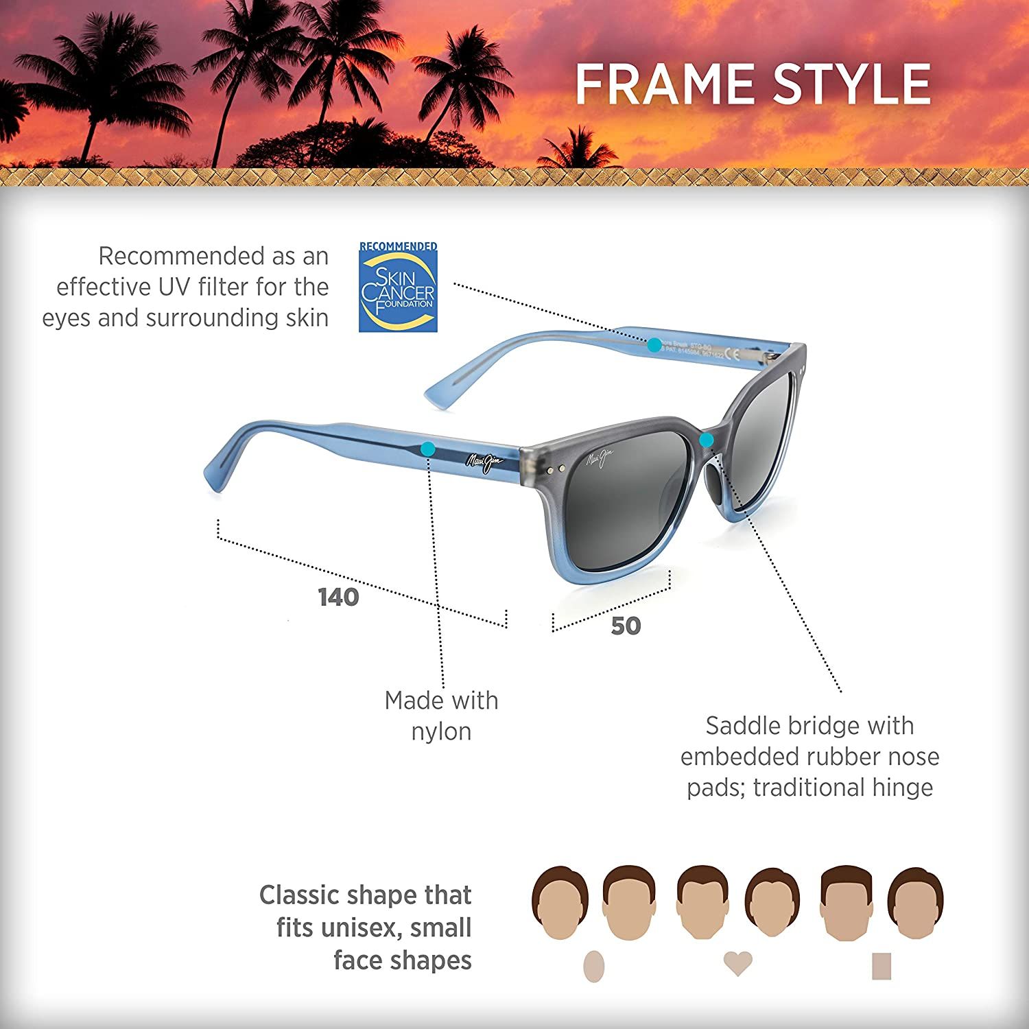  Maui Jim Shore Break 822-06M sunglasses 